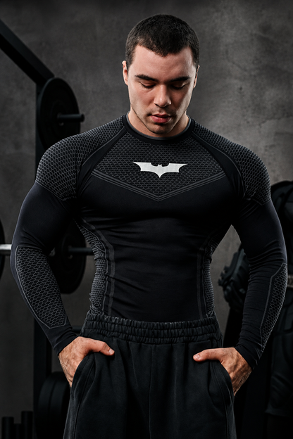8004 - Batman Compression Longsleeves New Colors