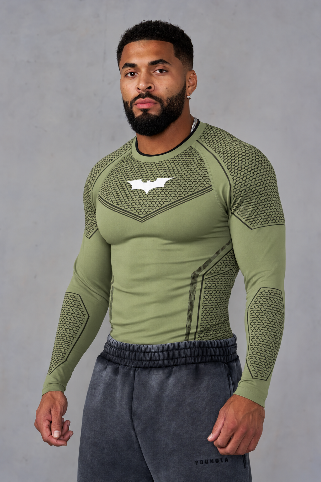 8004 - Batman Compression Longsleeves New Colors